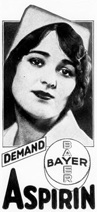 Advert for Bayer Aspirin in Life magazine, 1927