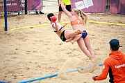 Deutsch: Beachhandball bei den Olympischen Jugendspielen 2018; Tag 5, 10. November 2018; Mädchen, Hauptrunde - Kroatien-Niederlande 1:2 English: Beach handball at the 2018 Summer Youth Olympics at 11 October 2018 – Girls Main Round – Croatia-Netherlands 1:2