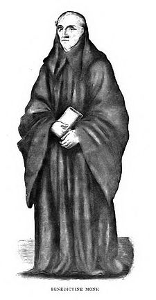 A representation of a Benedictine Monk Benedictine monk.jpg