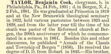 Benjamin Cook Taylor (1801-1882) biography.png
