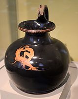 Oinochoe by the Shuvalov Painter (Berlin F2414) with famous erotic scene