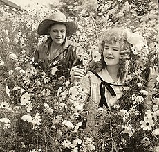 Still of Harold Lockwood and Allison in the 1916 silent drama Big Tremaine.