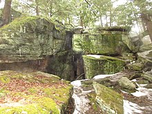 Winter afternoon at Bilger's Rocks Bilger's Rocks 1.JPG