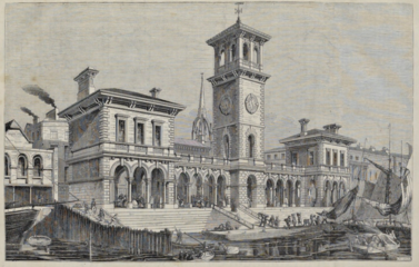 Pierwsza hala targowa, 1850–1873 (wyburzona)