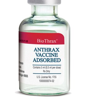 Anthrax vaccines Vaccines against the bacterium Bacillus anthracis