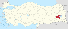 Kaart van Bitlis