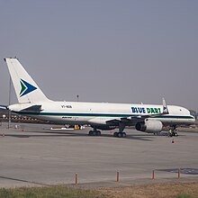 Blue Dart Aviation B757-200PCF Blue Dart at IGIA.jpg