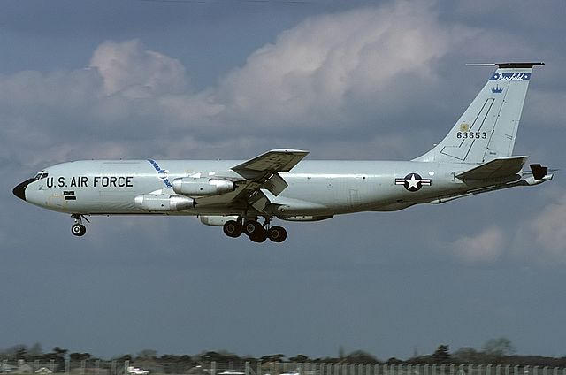 A Fairchild-based KC-135A Stratotanker seen during 1986