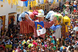 Obří panenky - Olinda Carnival