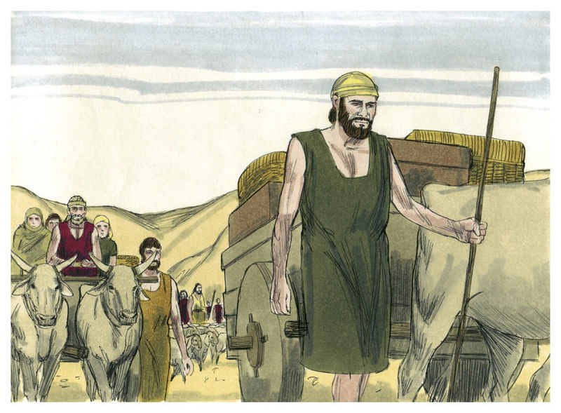 File:Book of Genesis Chapter 46-1 (Bible Illustrations by Sweet Media).jpg