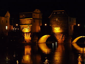 Bridge Houses, Bad Kreuznach, Germany.