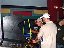 DiCamillo attaining the world record in Mortal Kombat, 2008 Brandon Dicamillo.jpg