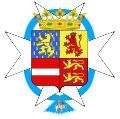 Гербът на Йохан Мориц фон Насау в Ордена на Йоанитите в Бранденбург