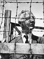 Hjalmar Schacht in his office in the Reichsbank. He was Minister