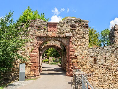 Lower castle gate Rötteln Castle Lörrach Germany