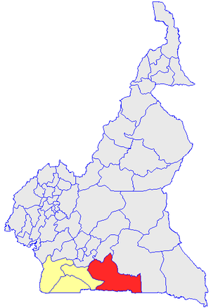 Административное деление Камеруна на департаменты