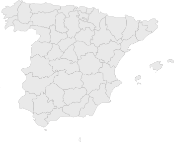 Carte de l'espagne