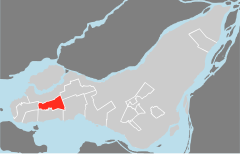 Localizzazione della carta Île de Montréal - Kirkland.svg