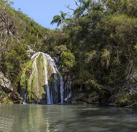 The waterfall