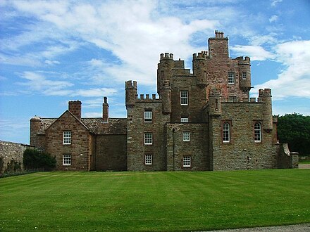 Castle of Mey (formerly Barrogill Castle), located in the north of Caithness, on the north coast of Scotland (2006).