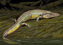 Life restoration of the cochleosaurid Chenoprosopus milleri Chenoprosopus 2DB.jpg