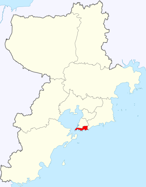 File:China Qingdao Shinan location map.svg