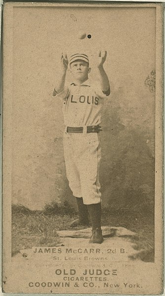 File:Chippy McCarr, St. Louis Browns, baseball card portrait LCCN2008675147.jpg