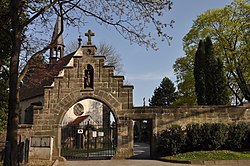 Hřbitov s kostelem Nanebevzetí Panny Marie