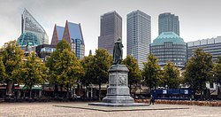 Cityscape of The Hague, viewed from Het Plein (The Square).jpg