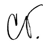signature de Claes Oldenburg