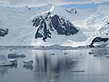 Closeup mountain reflection in bay Paradise Bay Coral Princess Antarctica.jpg