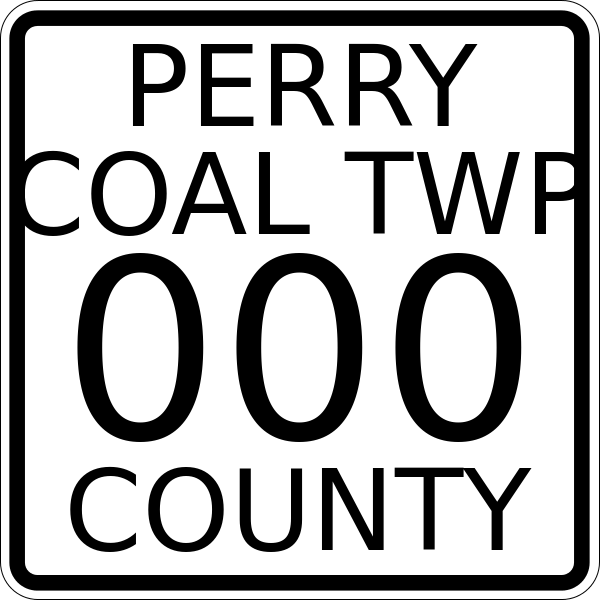 File:Coal Township, Perry County, Ohio, route shield template.svg