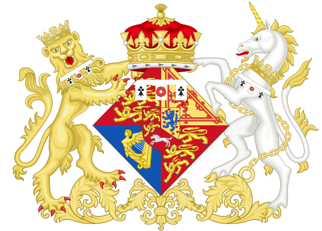 Description de l'image Coat of Arms of Augusta Sophia of the United Kingdom.svg.