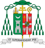 Coat of arms of Lino Rasdesales Gonzaga as Archbishop of Zamboanga.svg