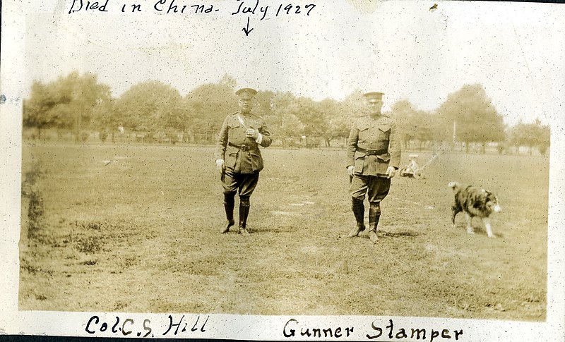 File:Colonel C.S. Hill and Gunner Stamper, 1925.jpg