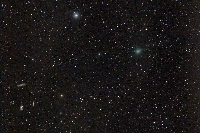 Periodic comet 62P/Tsuchinshan on December 24th 2023, one day before perihelion. Photo by C messier