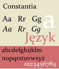 Thumbnail for Constantia (typeface)