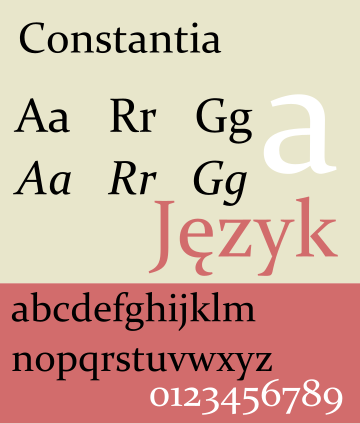 Constantia (typeface)