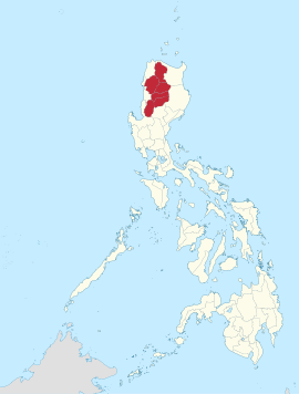 Região Administrativa de Cordillera na Filipinas Coordenadas : 17°10'N, 121°10'E