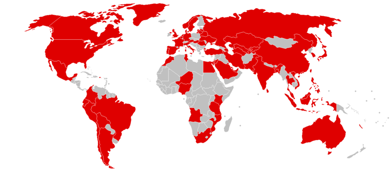 File:Countries initially affected in WannaCry ransomware attack.png