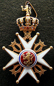 Cruz da Ordem de Santo Olavo.