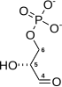 D-glyseraldehyd-3-fosfat.svg