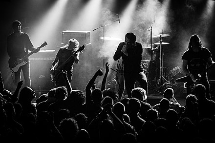 Deafheaven brought blackgaze, a black metal and shoegaze fusion genre, to prominence with the 2013 album Sunbather.