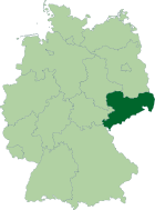 Deutschland Lage von Sachsen.svg