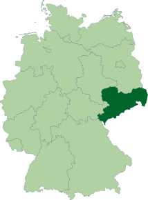 Poziția regiunii Landul Saxonia