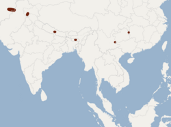 Distribuția Myotis longipes.png