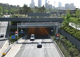 <span class="mw-page-title-main">Domain Tunnel</span> Road tunnel in Melbourne, Australia