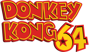 Donkey Kong 64 logotype.