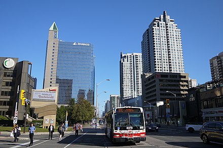 Yonge St in Downtown North York in 2015.