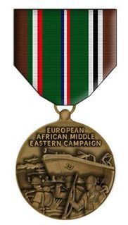 European–African–Middle Eastern Campaign Medal military decoration of the United States